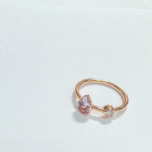 14K Aitna Morganite Ring