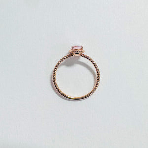 14K Hebe Morganite Ring