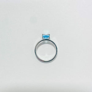 14K Blue Topaz Ring