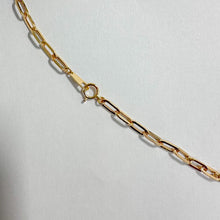 Load image into Gallery viewer, 18KY paperclip chain necklace
