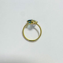 Load image into Gallery viewer, 14K London Topaz Sapphire Ring
