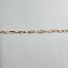 Load image into Gallery viewer, 18KY paperclip chain necklace
