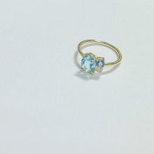 Load image into Gallery viewer, 14K Aoede Aquamarine Ring
