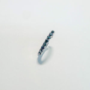 14K Black Diamond Ear Cuff