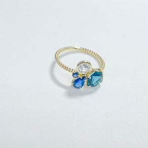 14K London Topaz Sapphire Ring