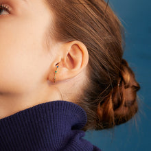 Load image into Gallery viewer, Trio Color Stone EarPin--SOLD OUT
