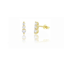 Load image into Gallery viewer, Trio Mini Stud Earrings
