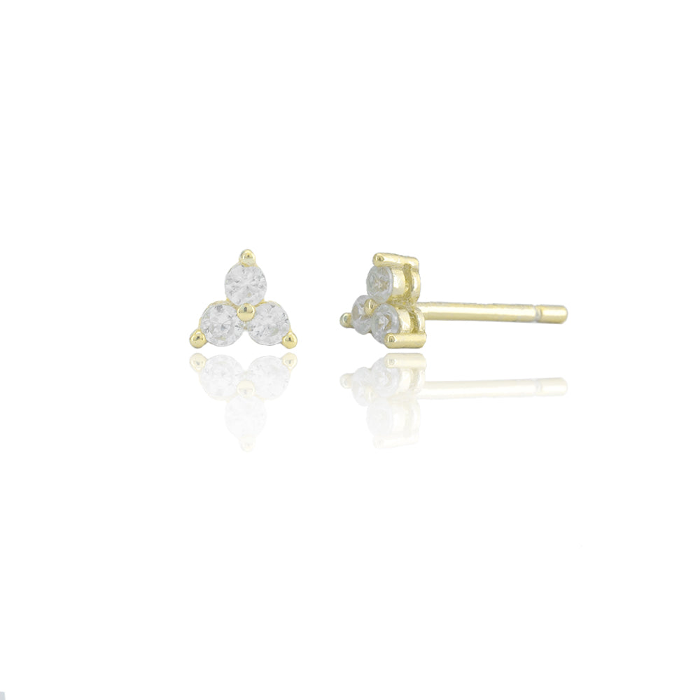 Trio CZ Earrings