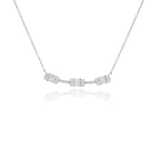 Load image into Gallery viewer, Trio Baguette Necklace
