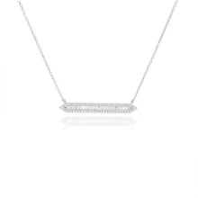 Load image into Gallery viewer, Baguette Bar Necklace
