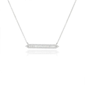 Baguette Bar Necklace