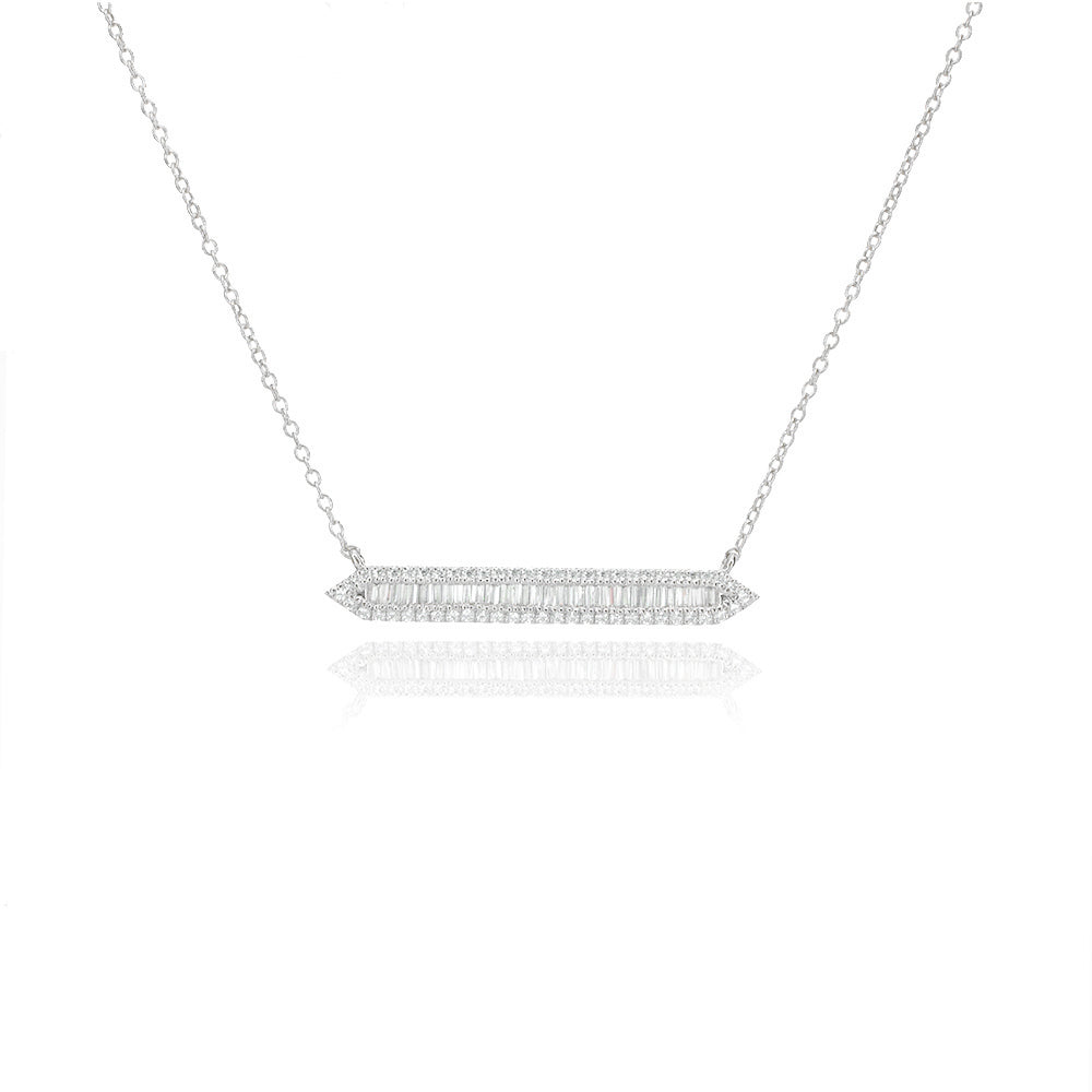 Baguette Bar Necklace