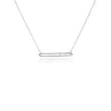 Load image into Gallery viewer, Mini Baguette Bar Necklace
