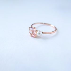 Athena Morganite Ring