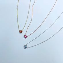 Load image into Gallery viewer, Minimal Spinel Necklace - Amber Spinel
